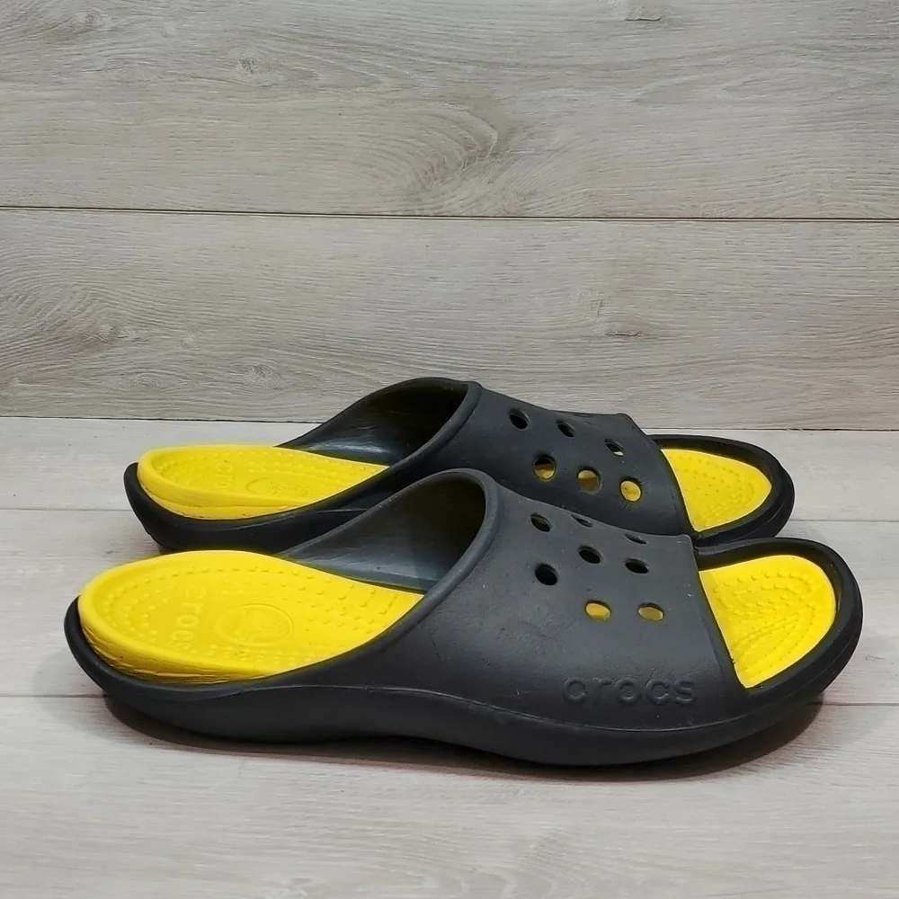 Crocs Mens Outdoor Rubber Sandals Flip flip shoes sz 13